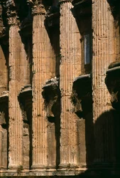 Tempel van Bacchus (detail)