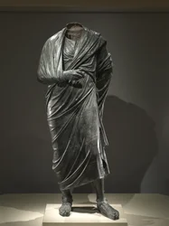 De keizer als filosoof, waarschijnlijk Marcus Aurelius