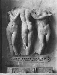 De Drie Gratiën, Romeinse kopie van een Hellenistisch Grieks origineel uit de 2e eeuw v.Chr.