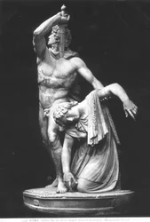 Een Galliër die zichzelf doodt nadat hij zijn vrouw voor de vijand heeft gedood, ook bekend als Paetus en Arria, Romeinse kopie van een Grieks origineel