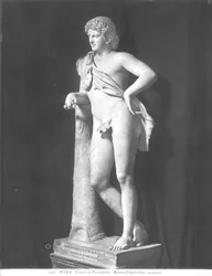 Faunus, kopie van een origineel door Praxiteles (ca. 370-330 v.Chr.)