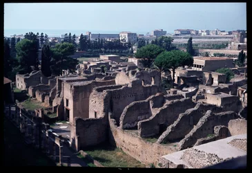 Panoramisch zicht op de archeologische site, 5e eeuw v.Chr.-1e eeuw n.Chr.