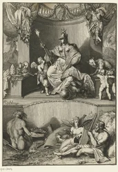 Allegorische voorstelling van de stad Rome