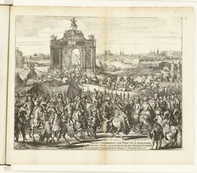 Feestelijke intocht van Farnese na het ontzet van Parijs, 1590