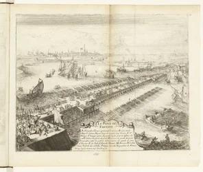 Schipbrug van Parma over de Schelde, 1585