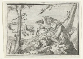 Titelpagina voor het pamflet: De Geplukte Tapoeijer, 1702