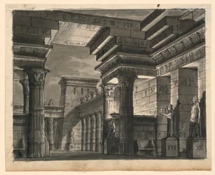 Toneelontwerp, Egyptische gebouwen