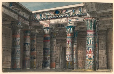 Toneelontwerp, Egyptische Binnenplaats