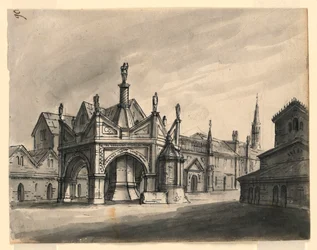Decorontwerp, Exterieur van Gotische Gebouwen