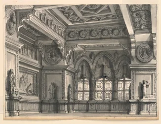 Toneelontwerp, Gotische kamer