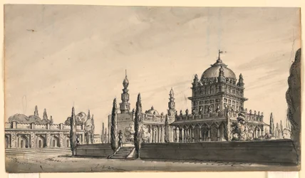 Toneelontwerp, Oriëntaalse Tempel