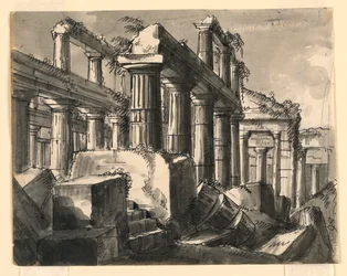 Toneelontwerp, Ruïnes van Tempel