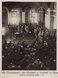 "VIII Congres van Verminkten en Oorlogsinvaliden - Rome, januari 1933 - 11"