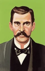Doc Holliday (gouache op papier)