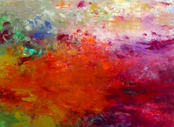 Levendig, vurig, abstract