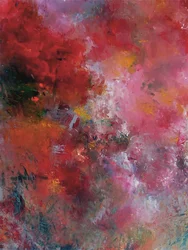 Levendig rood, abstract