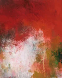 Levendig rood, abstract