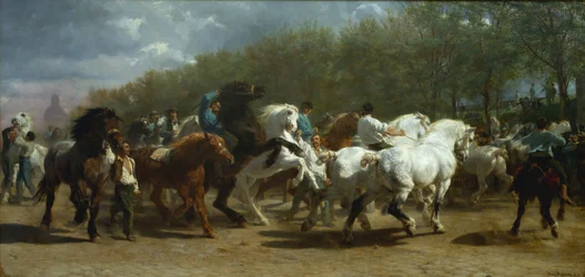 De paardenmarkt, 1852-55