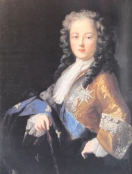 Portret van Lodewijk XV, koning van Frankrijk (1710-1774), afgebeeld als jongeman