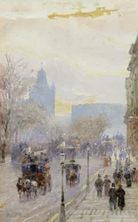 Een straat in Londen