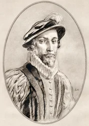 Sir Walter Raleigh, uit Levensbiografieën van beroemde mannen