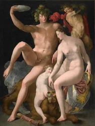 Bacchus, Venus en Cupido, ca. 1535