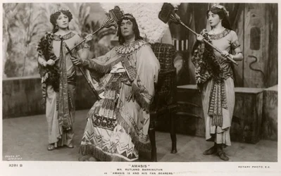 Leden van de cast van Amasis, ca. 1906