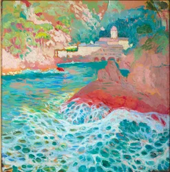San Fruttuoso vanaf de zee