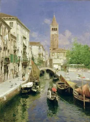Een Venetiaans kanaal