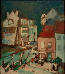 Straatscène in Knokke