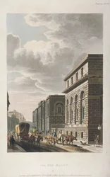 Uitzicht op Old Bailey, kijkend naar het noorden, City of London
