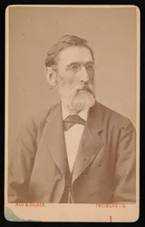 Portret van Alexander von Frantzius 1821-1877, 1876