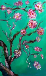 Eternal Blossoms Triptych - rechts, 2024