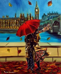 London Embrace, 2025 (olieverf op doek)