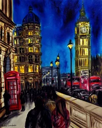 Tijdloos Londen, 2025 (olieverf op doek)
