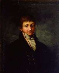 Portret van de dichter Konstantin N Batyushkov, 1800s