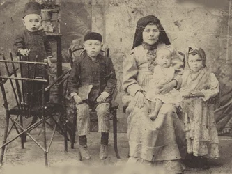 Kazan Tataarse familie, ca. 1900