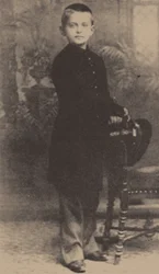 Leon Trotski op 9-jarige leeftijd, 1888