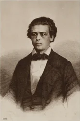 Portret van Anton Rubinstein