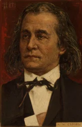 Portret van Anton Rubinstein