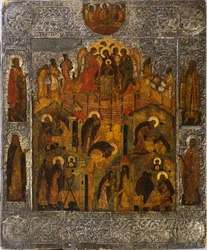 De Openbaring van de Maagd Maria aan Sint Alexander Svirsky, 1600s