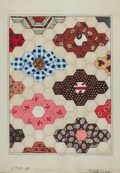 Quilt 1 Sectie, c. 1936