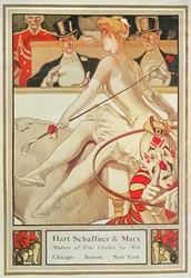 Poster voor Hart Schaffner & Marx, Makers of Fine Clothes for Men, c.1925