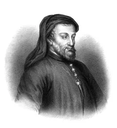 Geoffrey Chaucer, 14e-eeuwse Engelse auteur, dichter, filosoof, ambtenaar en diplomaat