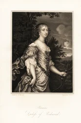 Portret van Frances Stuart, hertogin van Richmond