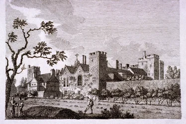 Tuin bij Lambeth Palace, Londen