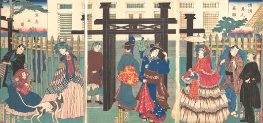Buitenlandse Zakenonderneming in Yokohama, 1861