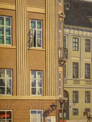 Hejbro Plads, een markt in Kopenhagen, detail