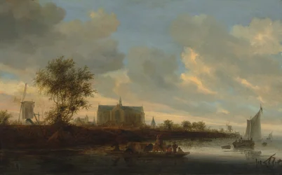 Gezicht op de stad Alkmaar