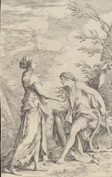 Apollo en de Cumaeense Sibylle, ca. 1661